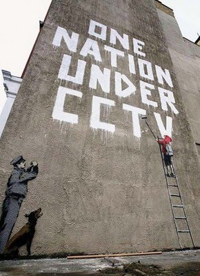 Banksy CCTV artwork